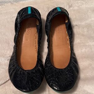 Tieks Glossy Black Ballet Flats